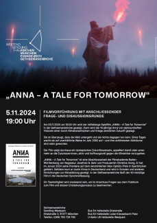 Plakat "Anna - A Tale for Tomorrow"